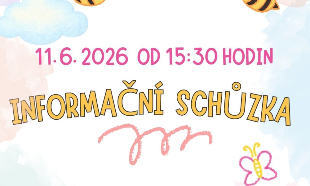 Informační schůzka pro rodiče nových dětí